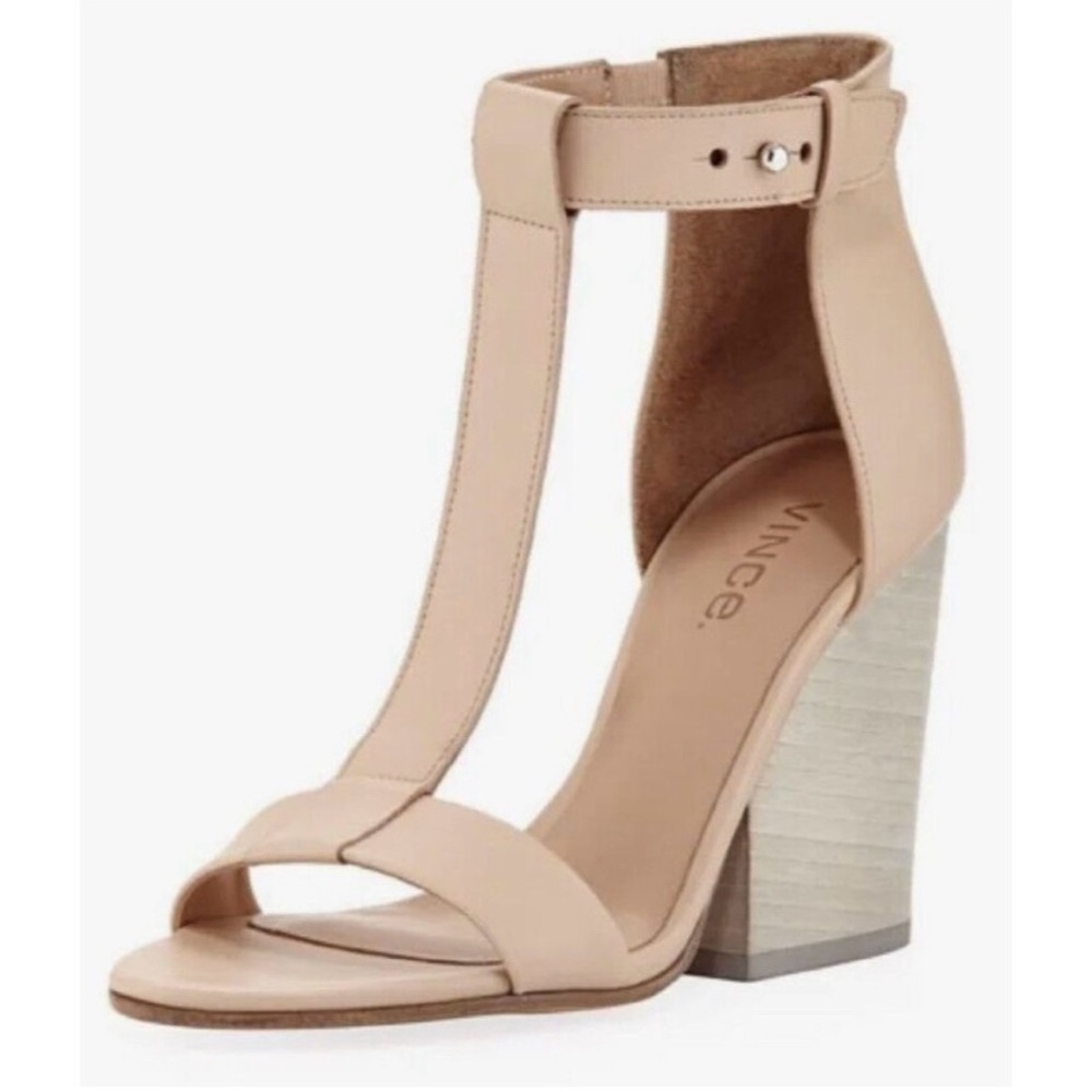 Vince Nolan Sandal, Size 38/7.5, Cappuccino